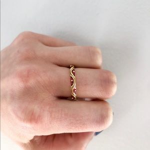 BRAND NEW 18kt & enamel HIDALGO band